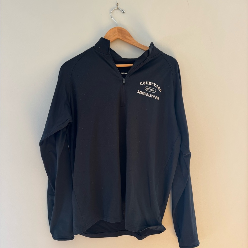 Sport-Tek Black Zip-Up Men's Sweater